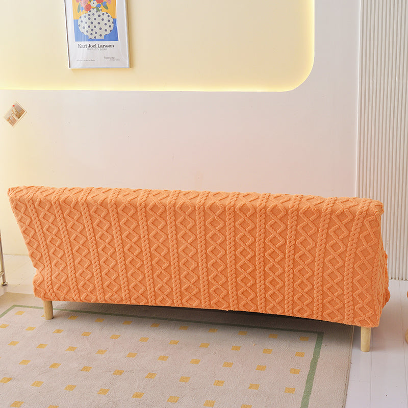 Hoes voor slaapbank, clic-clac-bank of bank zonder armleuningen, Scandinavisch warm