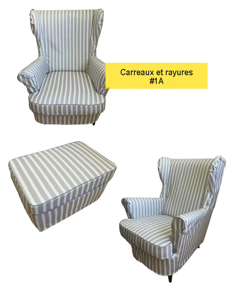 Premium hoes voor aanpasbare IKEA STRANDMON-fauteuil