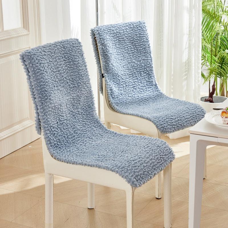 Luxe, zachte en antislip-stoelhoes van zuivere zachte wol