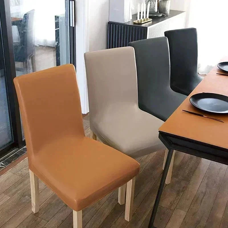 Housse de chaise imperméable simili cuir hydrofuge étanche Casaharmony