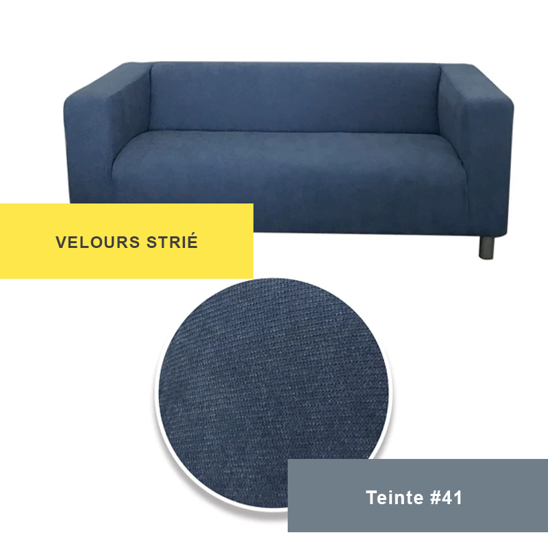 Housse pour canapé IKEA KLIPPAN bleue marine