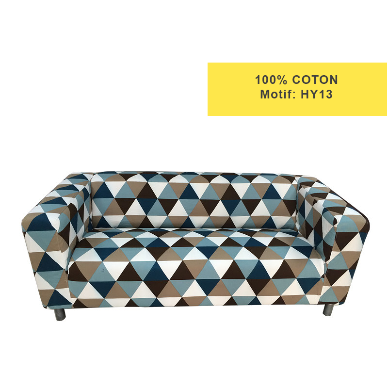 Housse pour canapé IKEA KLIPPAN motifs imprimés 100% coton HY13