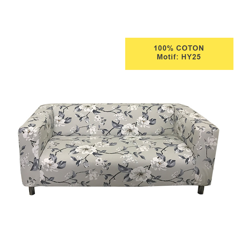 Housse pour canapé IKEA KLIPPAN motifs imprimés 100% coton HY25