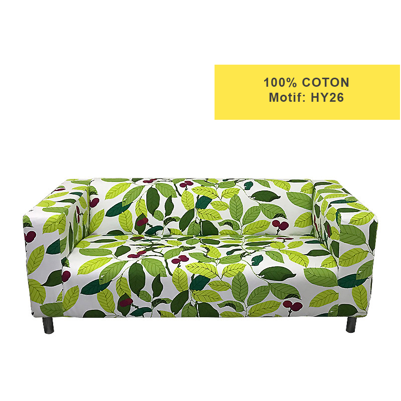 Housse pour canapé IKEA KLIPPAN motifs imprimés 100% coton HY26