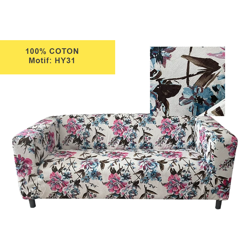 Housse pour canapé IKEA KLIPPAN motifs imprimés 100% coton HY31