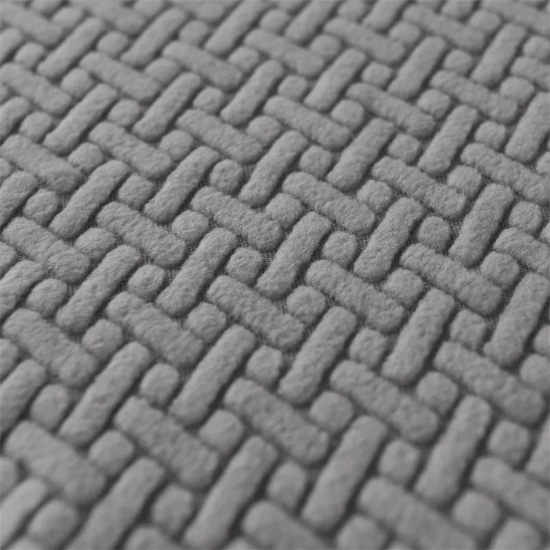 velours damassé gris moyen