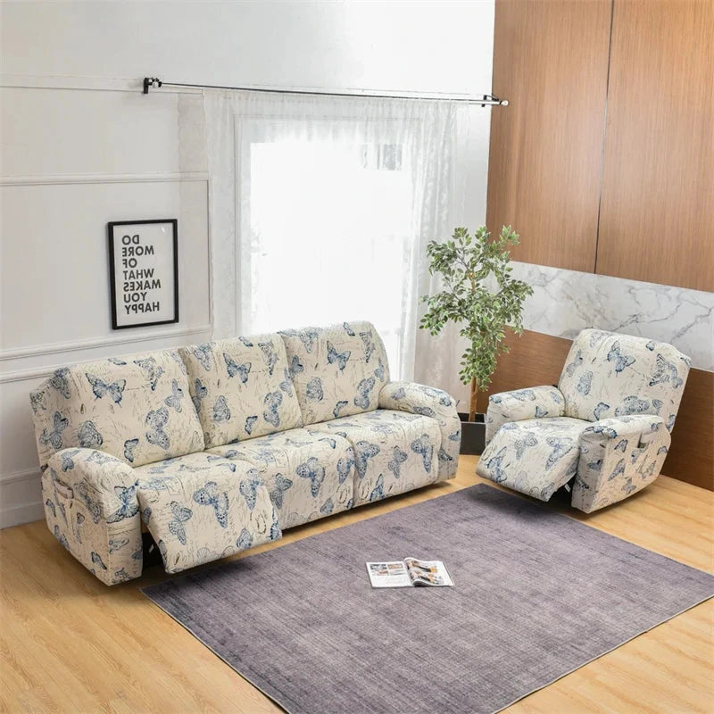 Hoes voor verstelbare relaxfauteuil en relaxbank voor 1/2/3 personen – Harmony, 8 motieven
