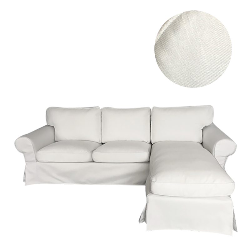 Housse pour canapé d'angle IKEA EKTORP méridienne Blanc