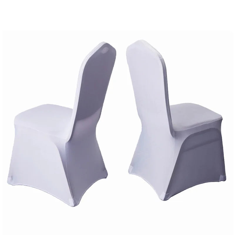 Housse de chaise de mariage blanche
