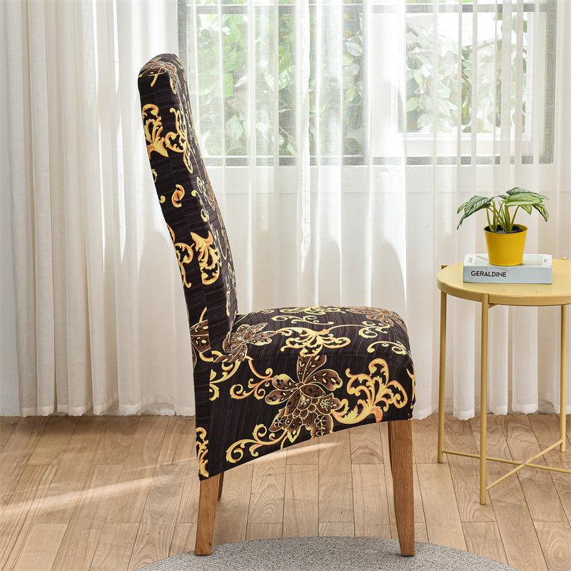 Housses de chaises hautes extensibles grand dossier