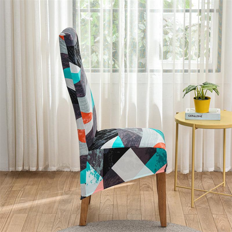 Housses de chaises hautes extensibles grand dossier
