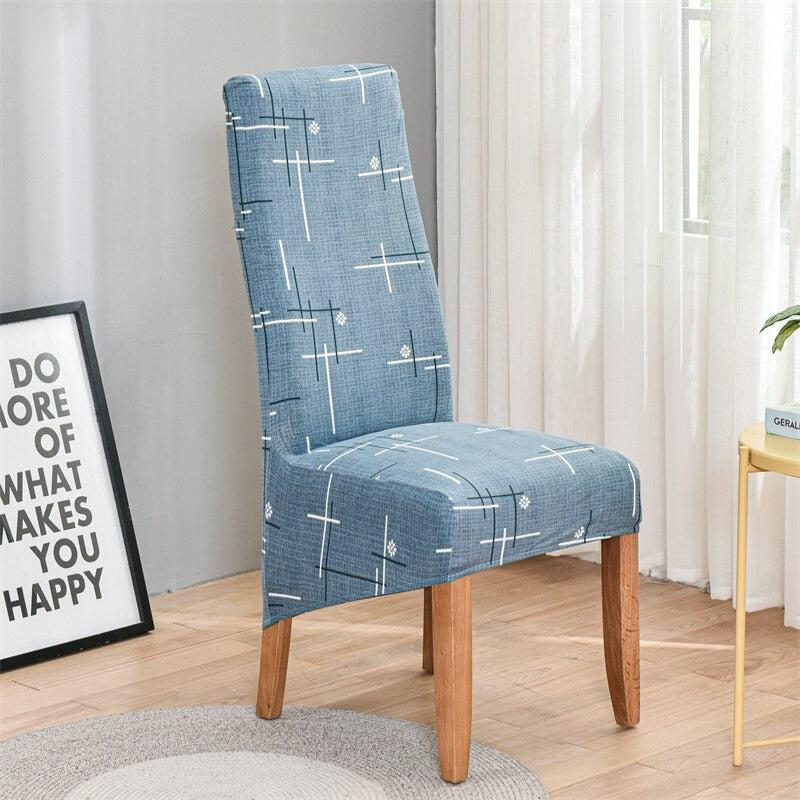 Housses de chaises hautes extensibles grand dossier
