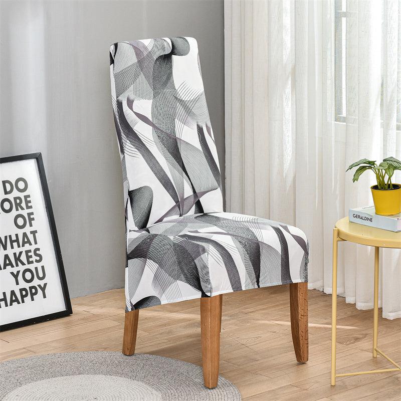 Housses de chaises hautes extensibles grand dossier