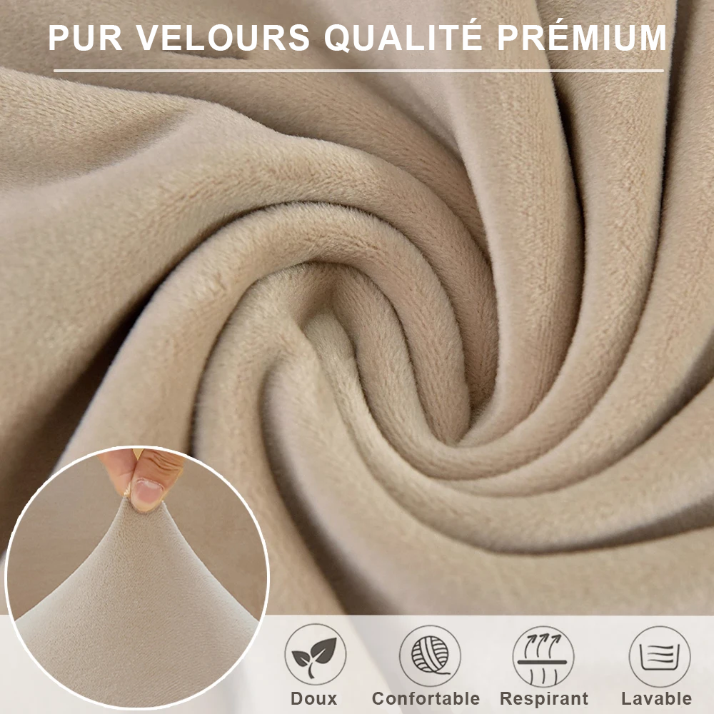zoom velours extensible doux prémium