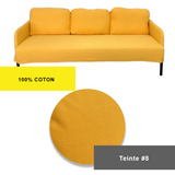Housse pour canapé IKEA GLOSTAD 3 places jaune