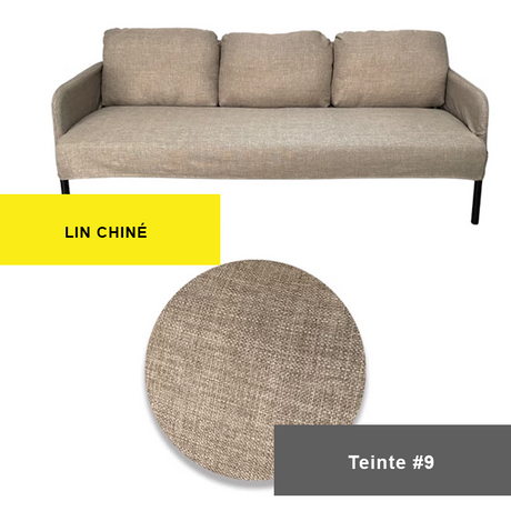 Housse pour canapé IKEA GLOSTAD 3 places taupe