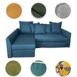 Housse pour canapé d'angle convertible IKEA HOLMSUND personnalisable