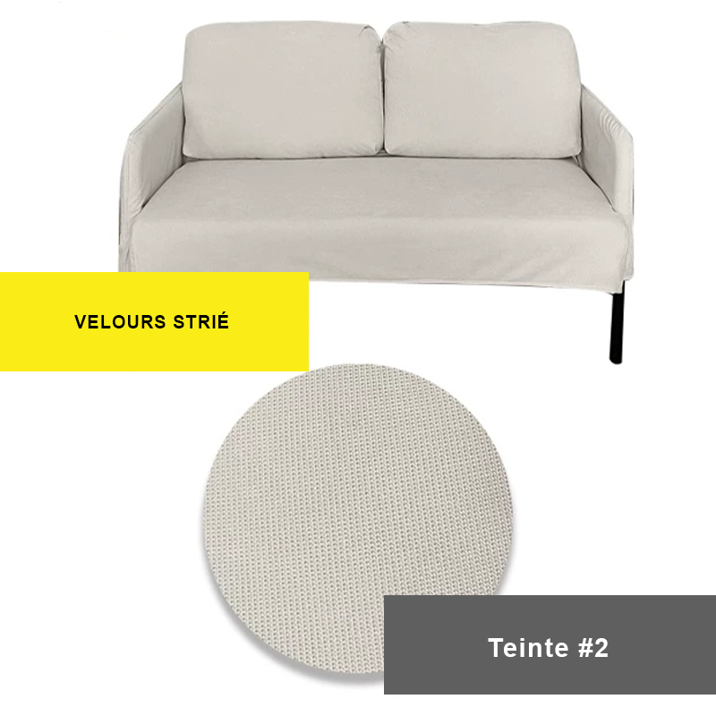 Housse pour canapé IKEA GLOSTAD 2 places velours strié