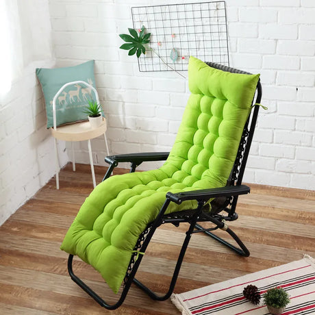 Coussin de chaise longue extérieur vert