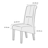 Guide des tailles housse de chaises haute