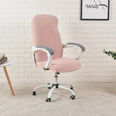 Housses de chaise de bureau extensible rose