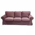Housse canapé IKEA EKTORP luxe haut de gamme saumon