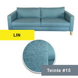 Housse canapé IKEA LANDSKRONA 2 places bleue ciel