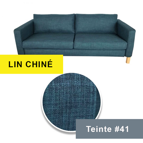 Housse canapé IKEA LANDSKRONA bleue vert
