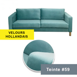 Housse canapé IKEA LANDSKRONA turquoise