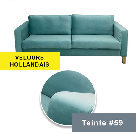 Housse canapé IKEA LANDSKRONA turquoise