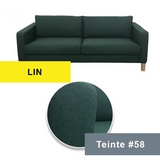Housse canapé IKEA LANDSKRONA vert 