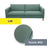Housse canapé IKEA LANDSKRONA vert royal