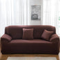 Housse canapé extensible lycra café