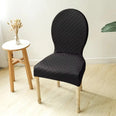 Housse de chaise baroque extensible anti griffes noir
