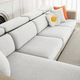 Housse de coussin extensible pour canapé velours damassé argent