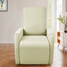 Housse fauteuil relax relevable dossier long lycra déperlant vert tendre