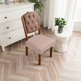 Housse pour assise de chaise simili cuir imperméable gris crème