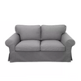 Housse pour canapé IKEA EKTORP 2 places gris 