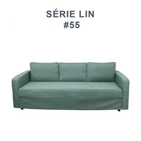 Housse pour canapé IKEA FRIHETEN 3 places convertible bleue ciel