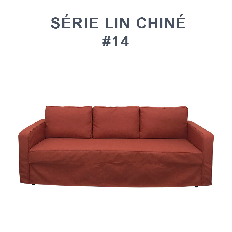 Housse pour canapé IKEA FRIHETEN 3 places convertible orange