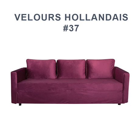 Housse pour canapé IKEA FRIHETEN 3 places convertible violet