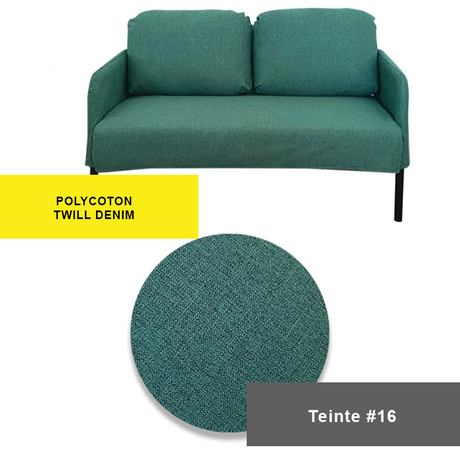 Housse pour canapé IKEA GLOSTAD 2 places turquoise