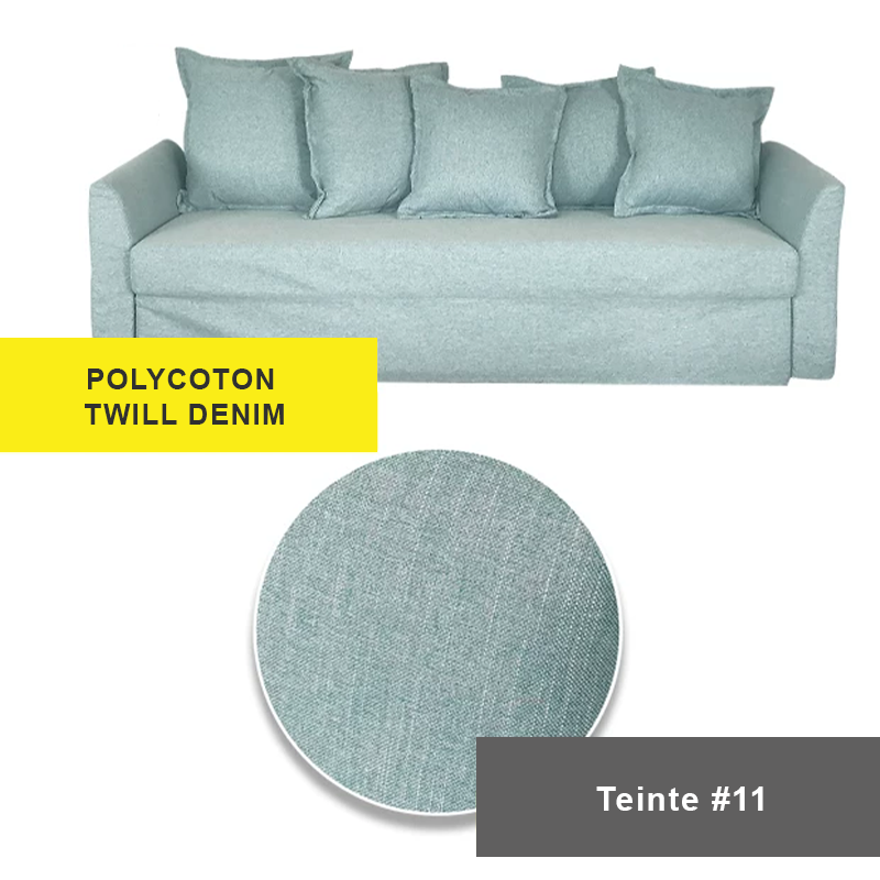 Housse pour canapé IKEA HOLMSUND 3 places convertible bleue ciel