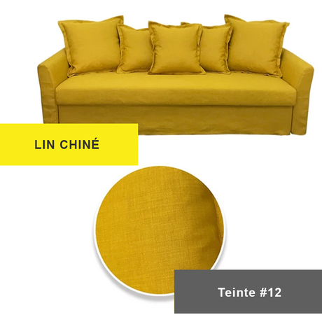 Housse pour canapé IKEA HOLMSUND 3 places convertible ocre