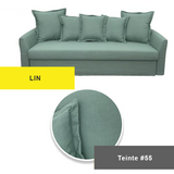 Housse pour canapé IKEA HOLMSUND 3 places convertible vert tendre