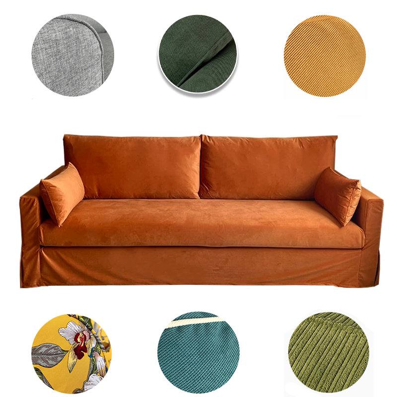 Housse pour canapé IKEA HYLTARP 3 places personnalisable - Longueur 232cm