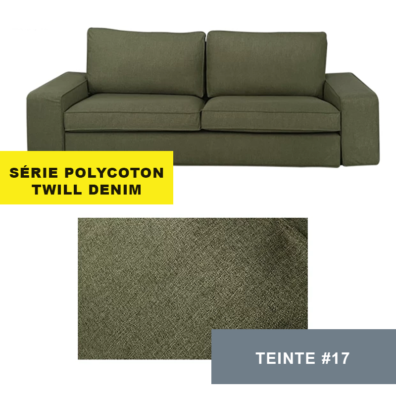 Housse pour canapé IKEA KIVIK 2 places twill denim 17