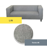 Housse pour canapé IKEA KLIPPAN lin gris