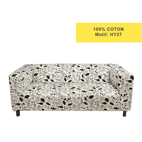 Housse pour canapé IKEA KLIPPAN motif imprimé hy27