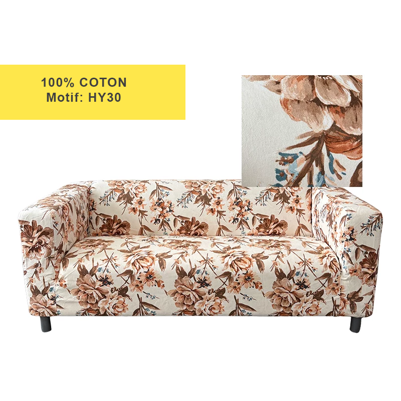 Housse pour canapé IKEA KLIPPAN motif imprimé hy30
